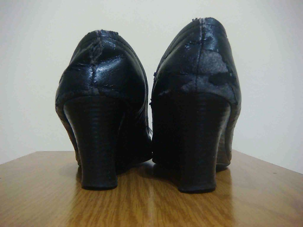 Sapato peep toes preto salto anabela Piccadilly #39312038