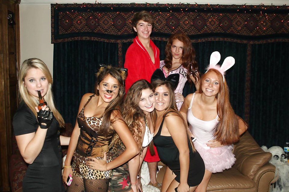 Halloween sorority babes in costumes #31675700