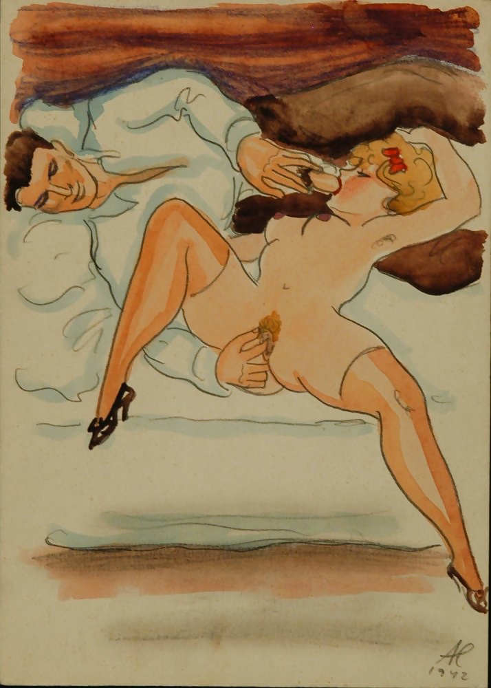 Vintage Erotic Drawings 2 #28881030
