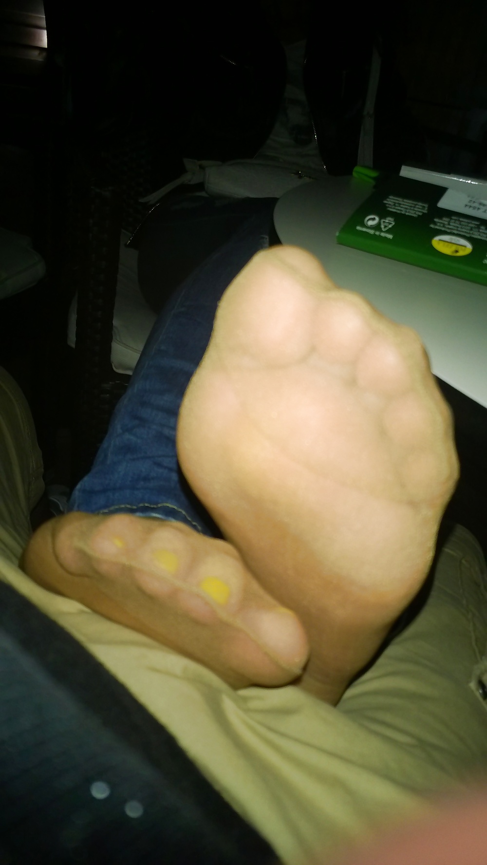 Nylon soles footjob hot #34528368