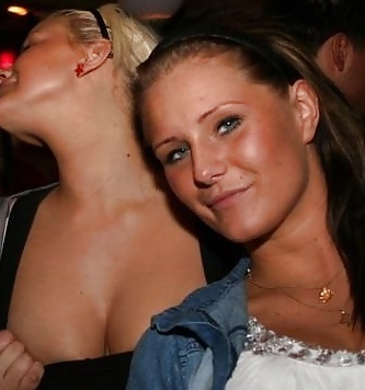 Danish teens & women-207-208-wet t-shirt breasts touched  #33721926