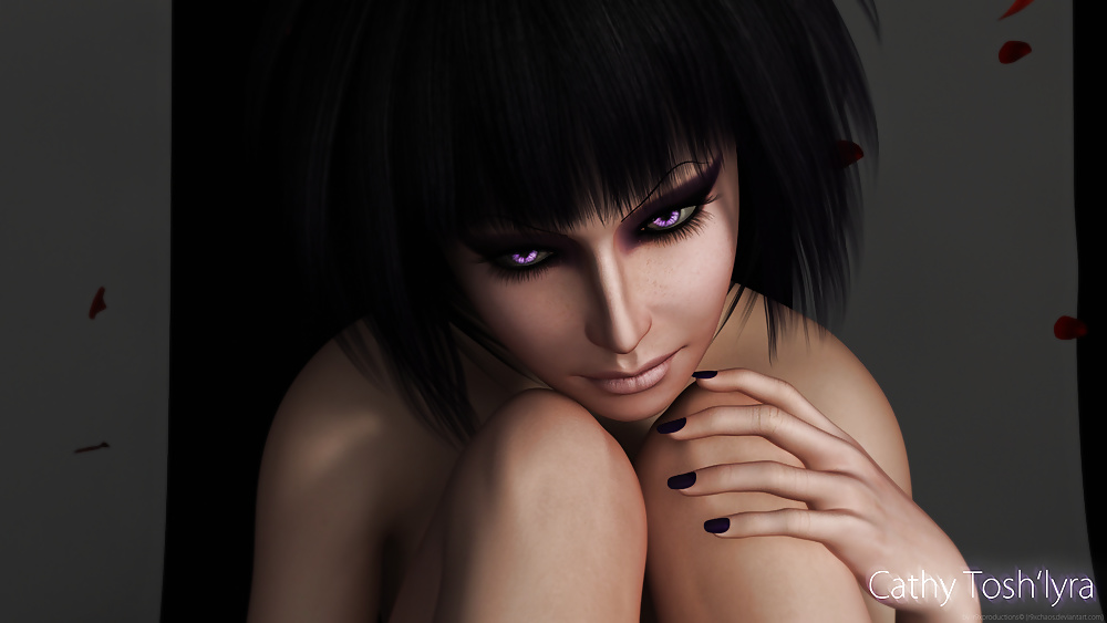 Virtual goth model Cathy #33327590