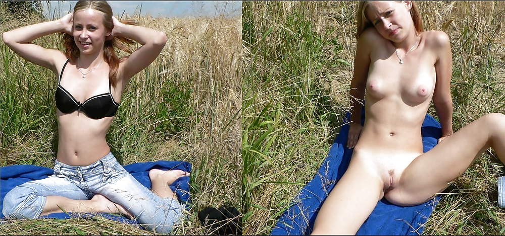 Your girlfriend before-after, dressed-undressed #40328081