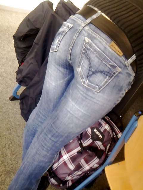 Jeans Ass Voyeur 6 Tight #32585601