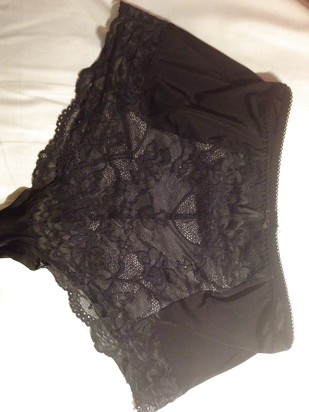 Schwarz Slip Weiß Höschen #40709723