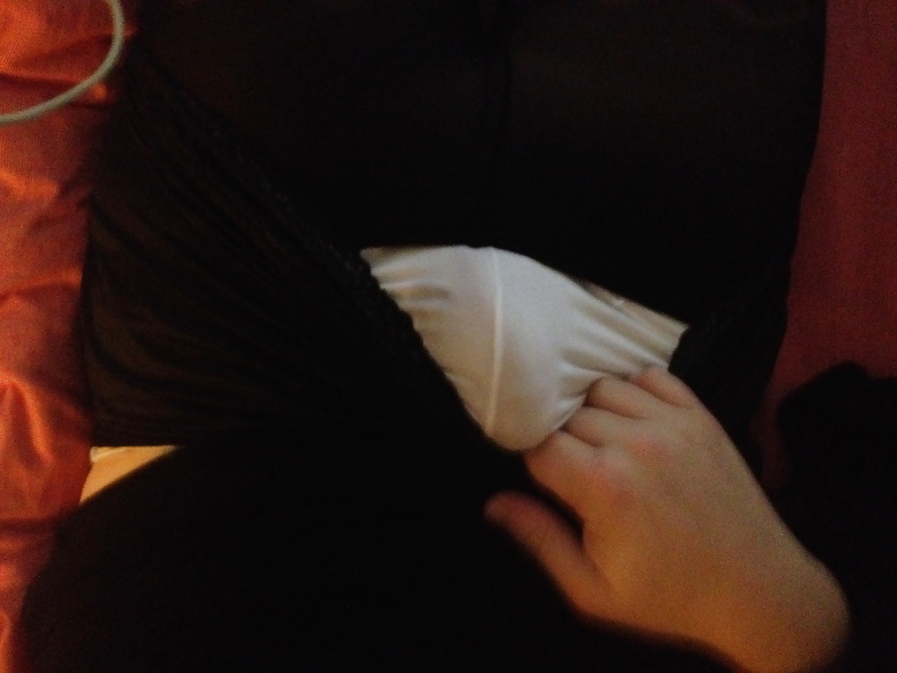 Schwarz Slip Weiß Höschen #40709764