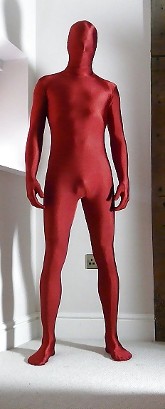 Red Zentai Catsuit #31640200