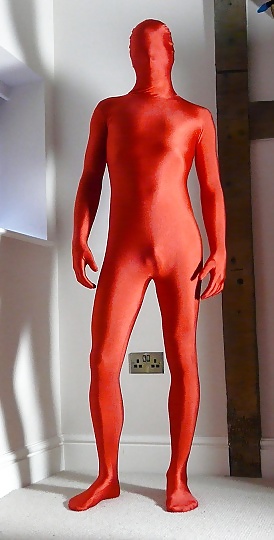 Lycra Rouge Zentai Catsuit #31640202