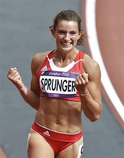 Ellen Sprunger - Sexy Sportif De La Suisse Avec Sixpack #28876268