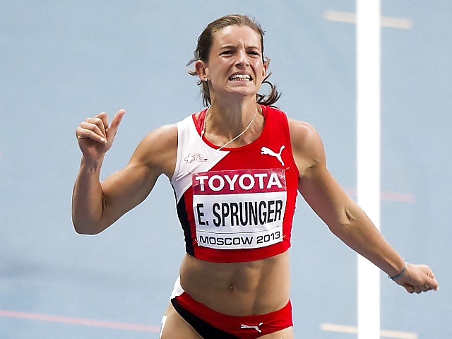 Ellen Sprunger - Sexy Sportif De La Suisse Avec Sixpack #28876305