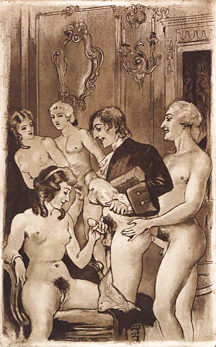 Vintage Erotic Drawings 9 #30671381