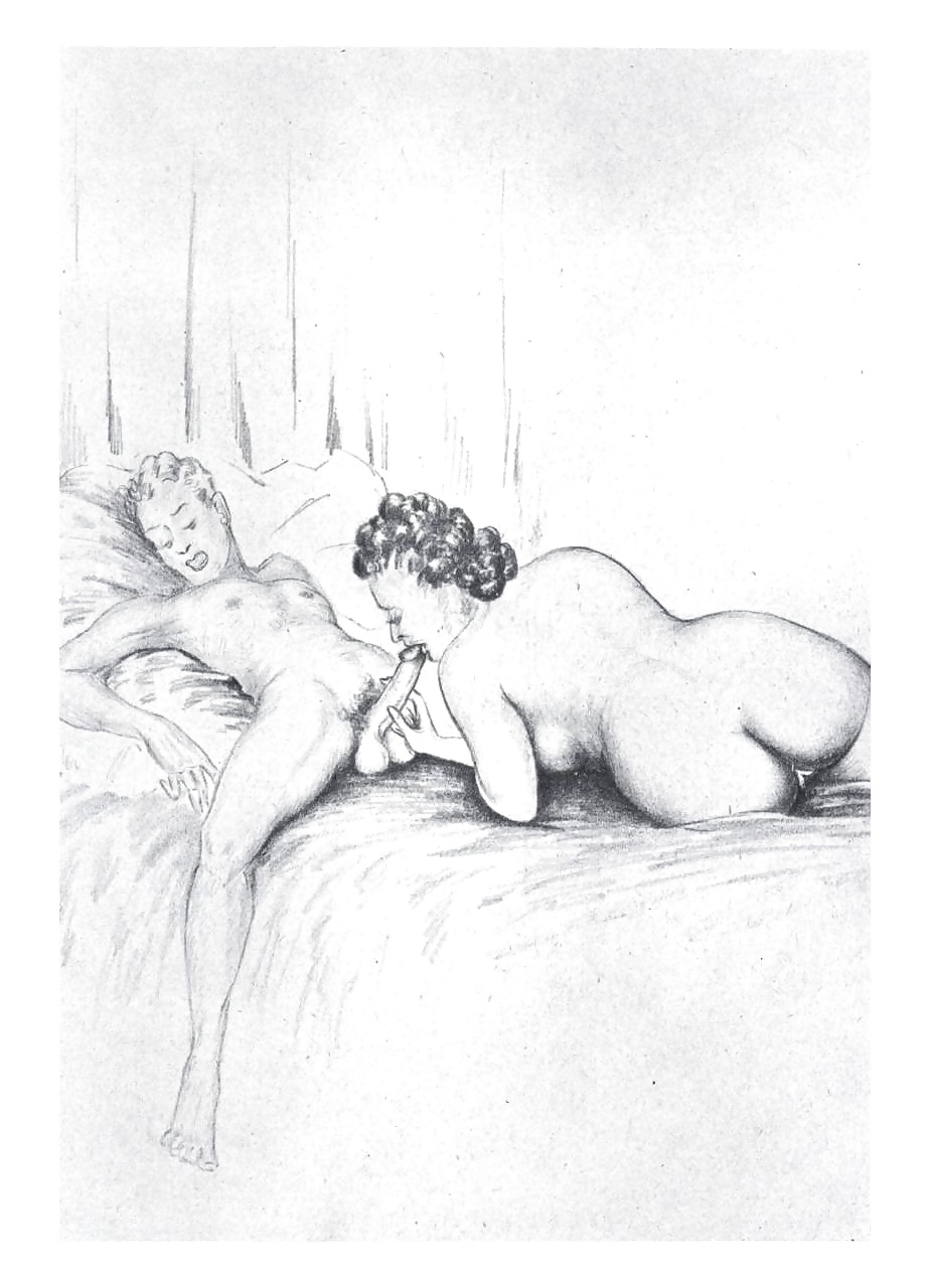 Vintage Erotic Drawings 9 #30671494