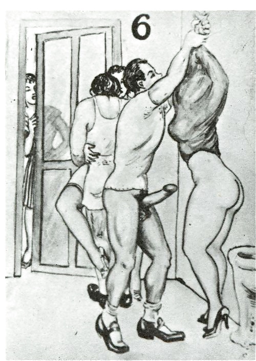 Vintage Erotic Drawings 9 #30671705