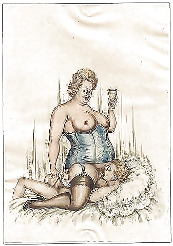 Vintage Erotic Drawings 9 #30671728
