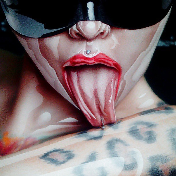 Russian punk and tattoed girlfriend - Dasha #36890545