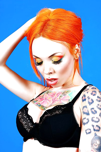 Russian punk and tattoed girlfriend - Dasha #36890587