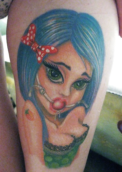 Russian punk and tattoed girlfriend - Dasha #36890681