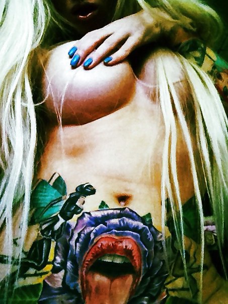 Russian punk and tattoed girlfriend - Dasha #36890690