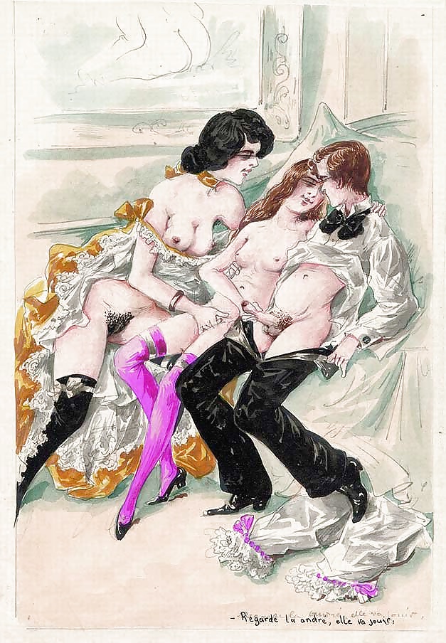 Vintage Erotic Drawings 25 #30456479