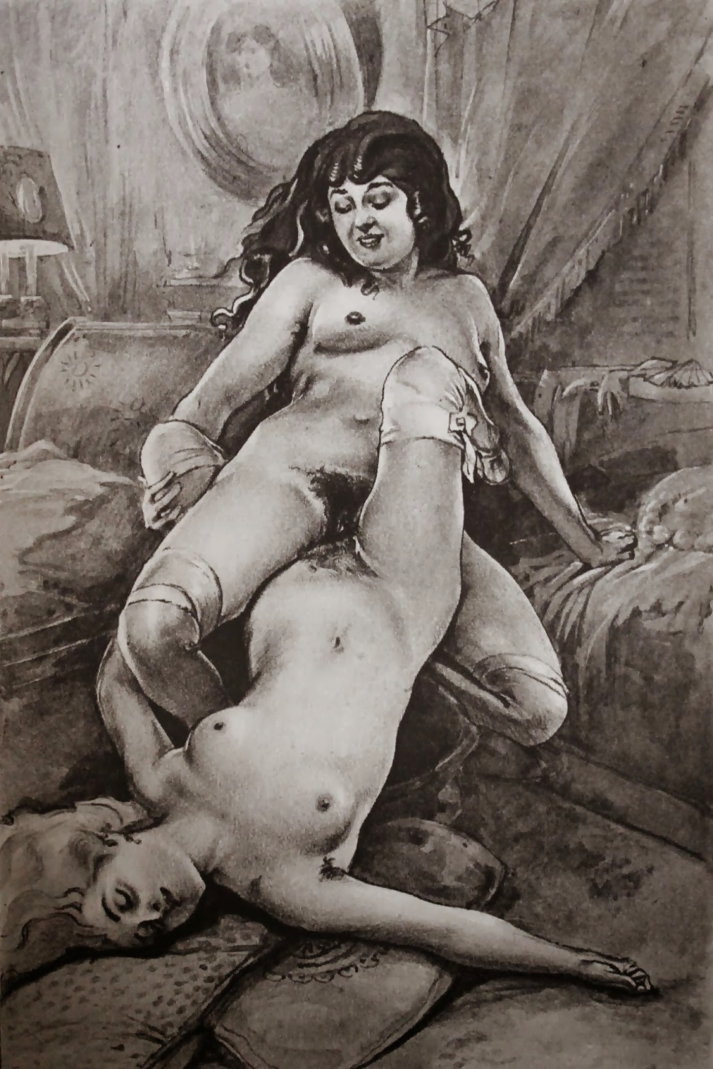 Vintage Erotic Drawings 25 #30456492