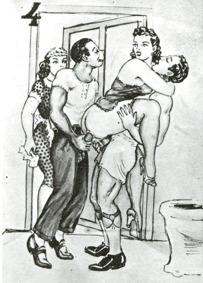 Vintage Erotic Drawings 25 #30456559