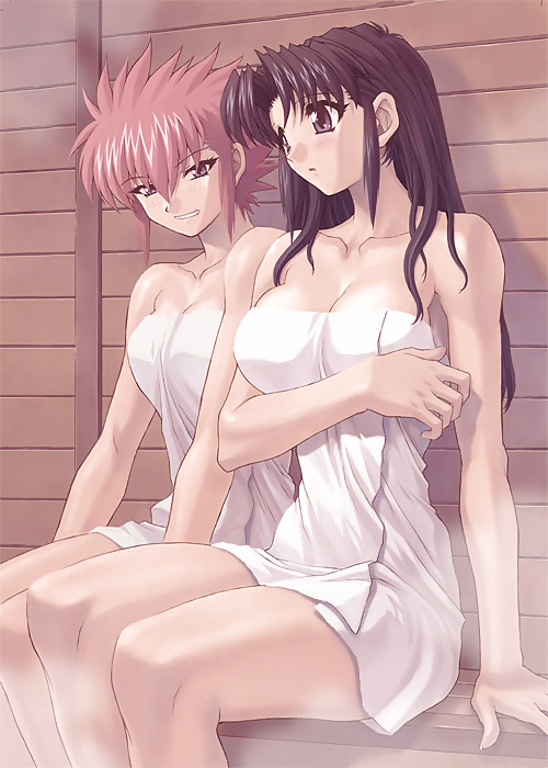 Anime style: naked towel #25156854