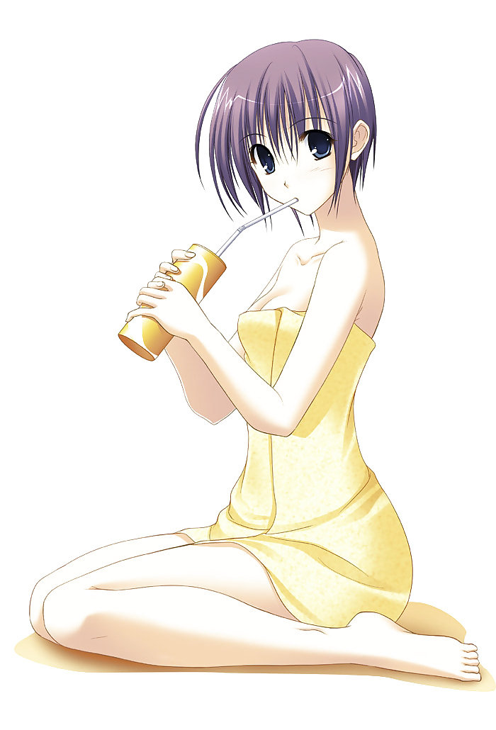 Anime style: naked towel #25156906