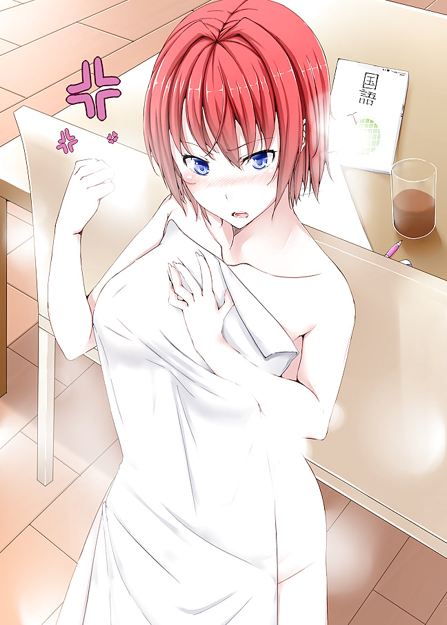 Anime style: naked towel #25156959