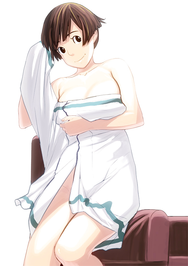 Anime style: naked towel #25157030
