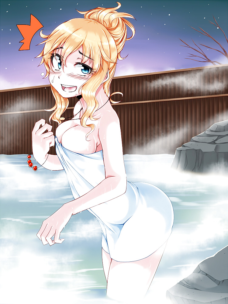 Anime style: naked towel #25157051
