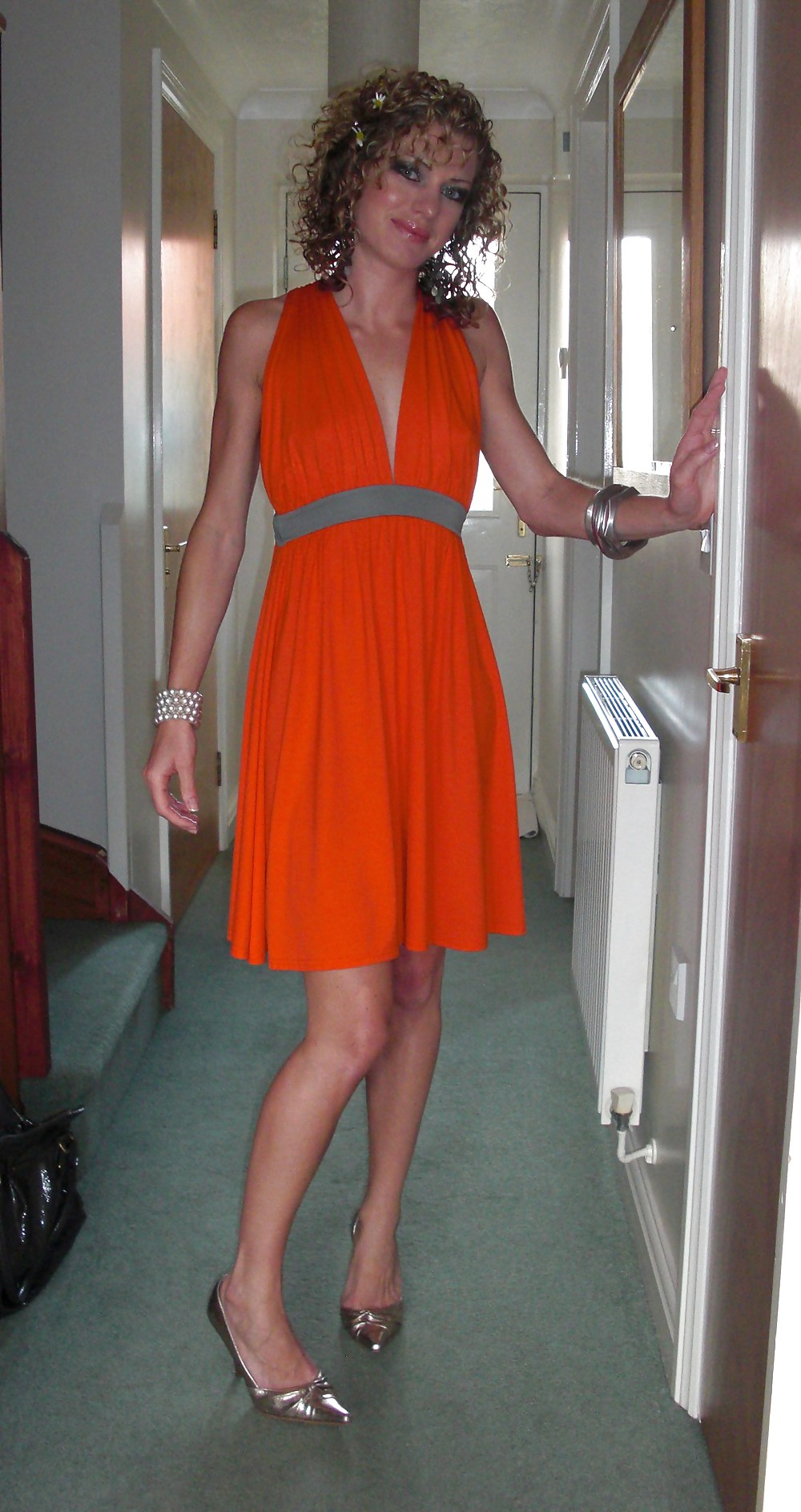 Heißen Damen In Schwarz Oder Rot 07 #35912319