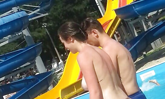 Spy sexy teens topless pool romanian #29801518