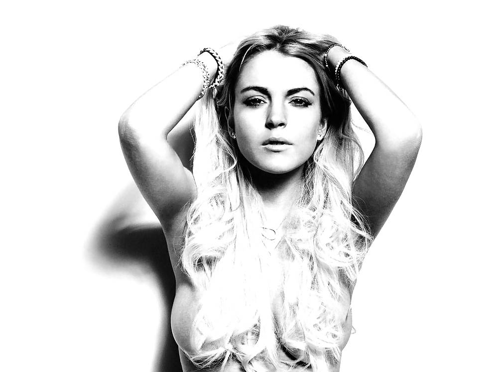 Lindsay Lohan ... Black And White #34269192