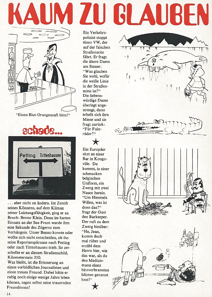 Clé - Comique Et Satire Magazin 70e De L'Allemagne De L'05b #32613297