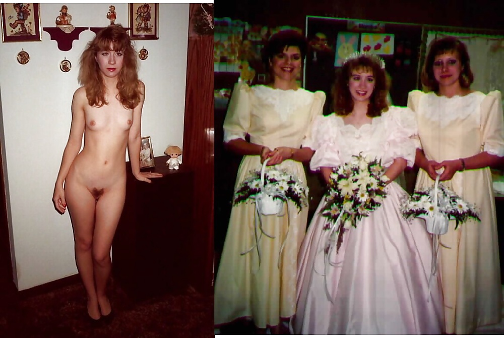Real Amateur Brides Dressed Undressed #24550538