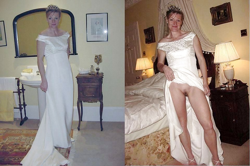 Real Amateur Brides Dressed Undressed #24550565