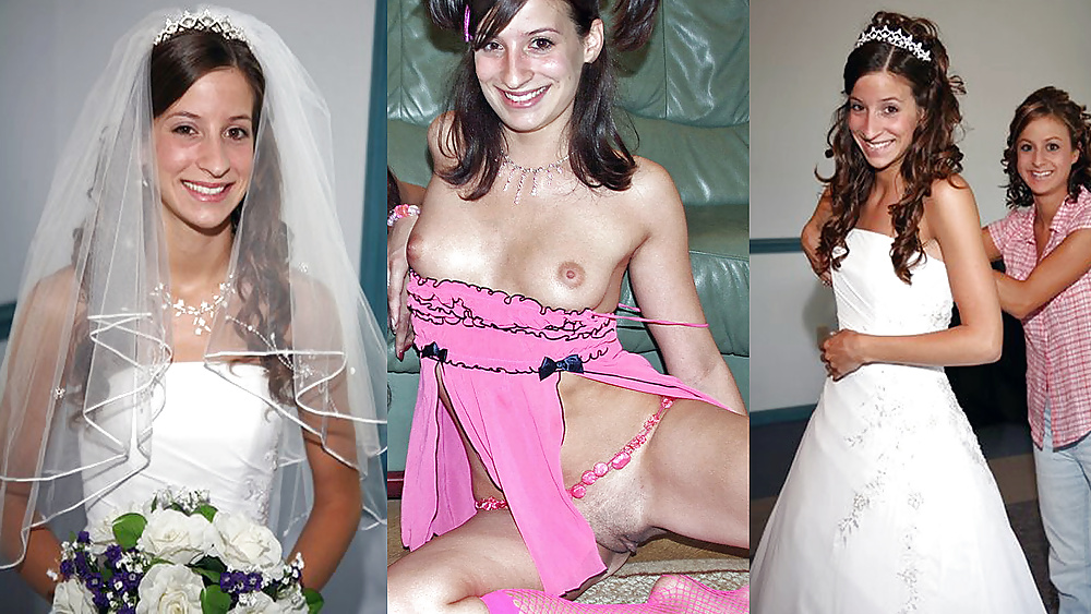 Real Amateur Brides Dressed Undressed #24550587