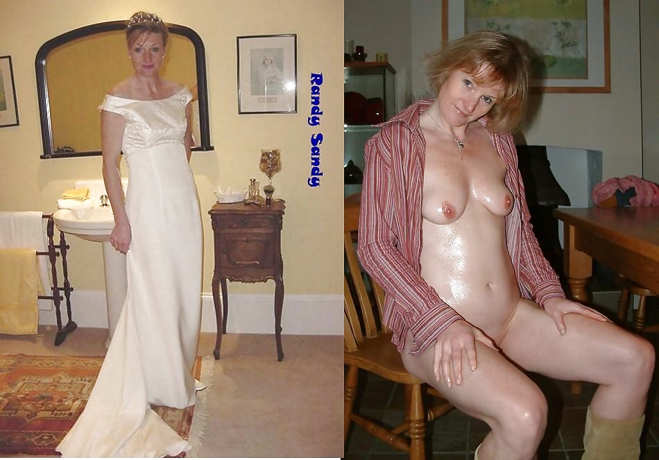 Real Amateur Brides Dressed Undressed #24550642