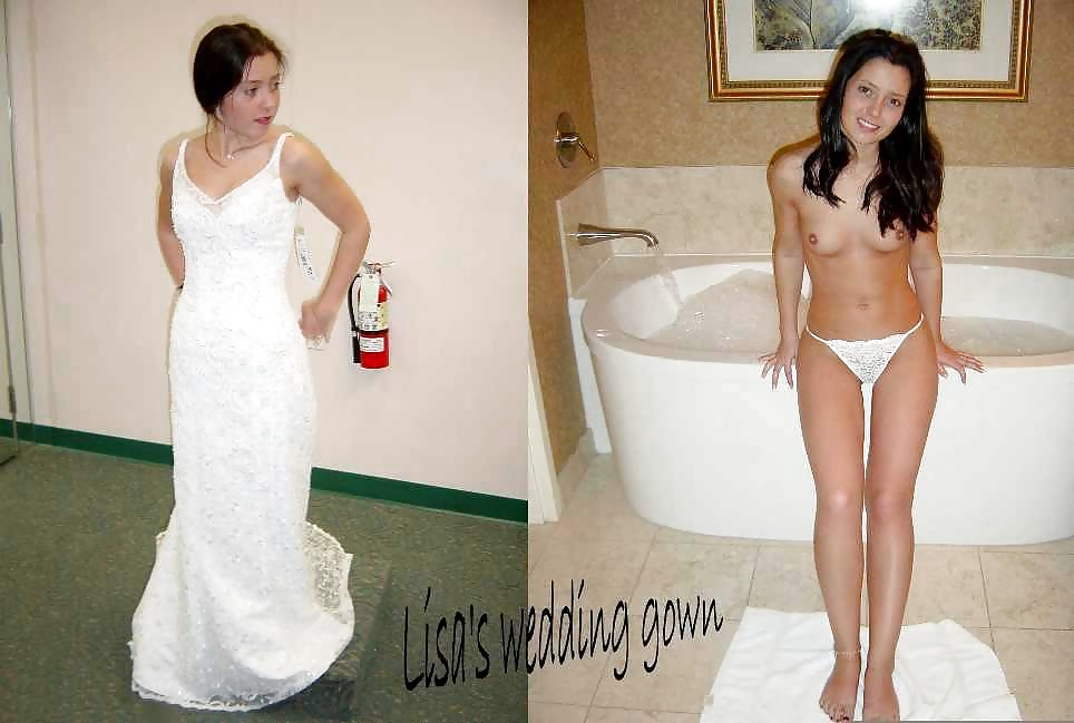 Real Amateur Brides Dressed Undressed #24550693