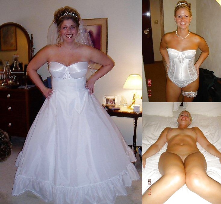 Real Amateur Brides Dressed Undressed #24550775