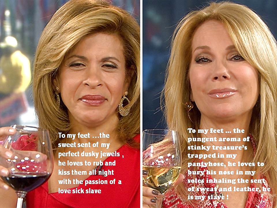 Kathy Lee And Hoda Toast To There Feet.