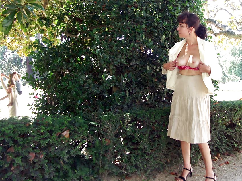 Französisch Nadine In Einem öffentlichen Park Zu Blinken 2005 #24667192