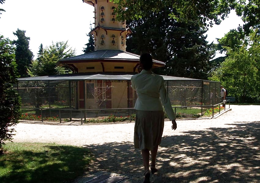 FRENCH NADINE flashing in a public park 2005 #24667299