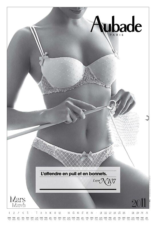 Erotic Calendar 14 - Lingerie-Calendar 2011 #33521279