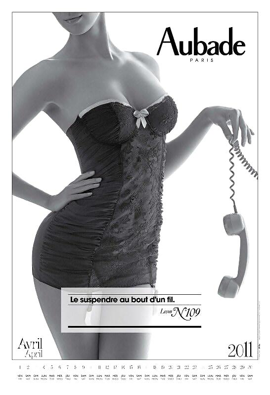 Erotic Calendar 14 - Lingerie-Calendar 2011 #33521291
