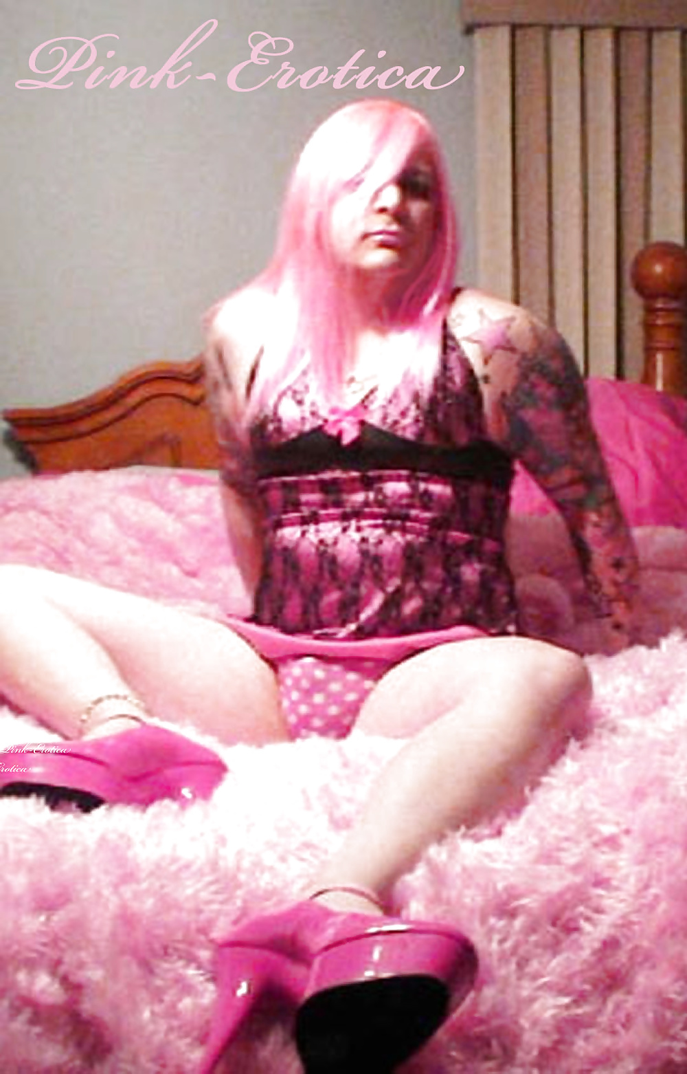 Pink-Erotica Sexy Pink Sissyboy #33297724