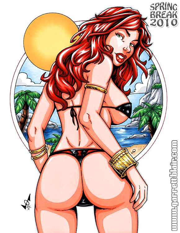 Sexy Weibliche Superhelden (Karikatur & Cosplay) # 4 #30300885