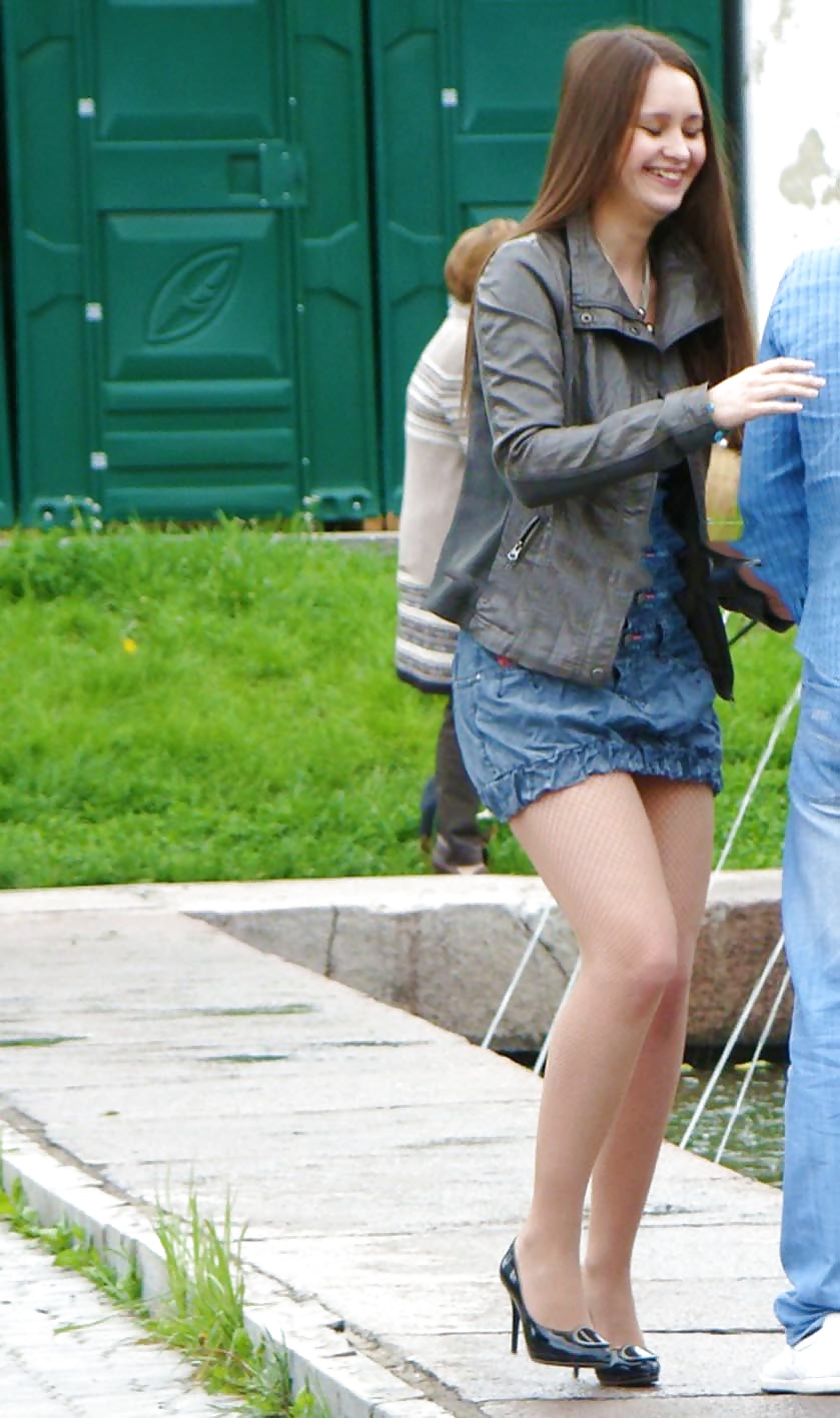 In The Streets 116 - Jeans Miniskirt and Long Legs #27738804
