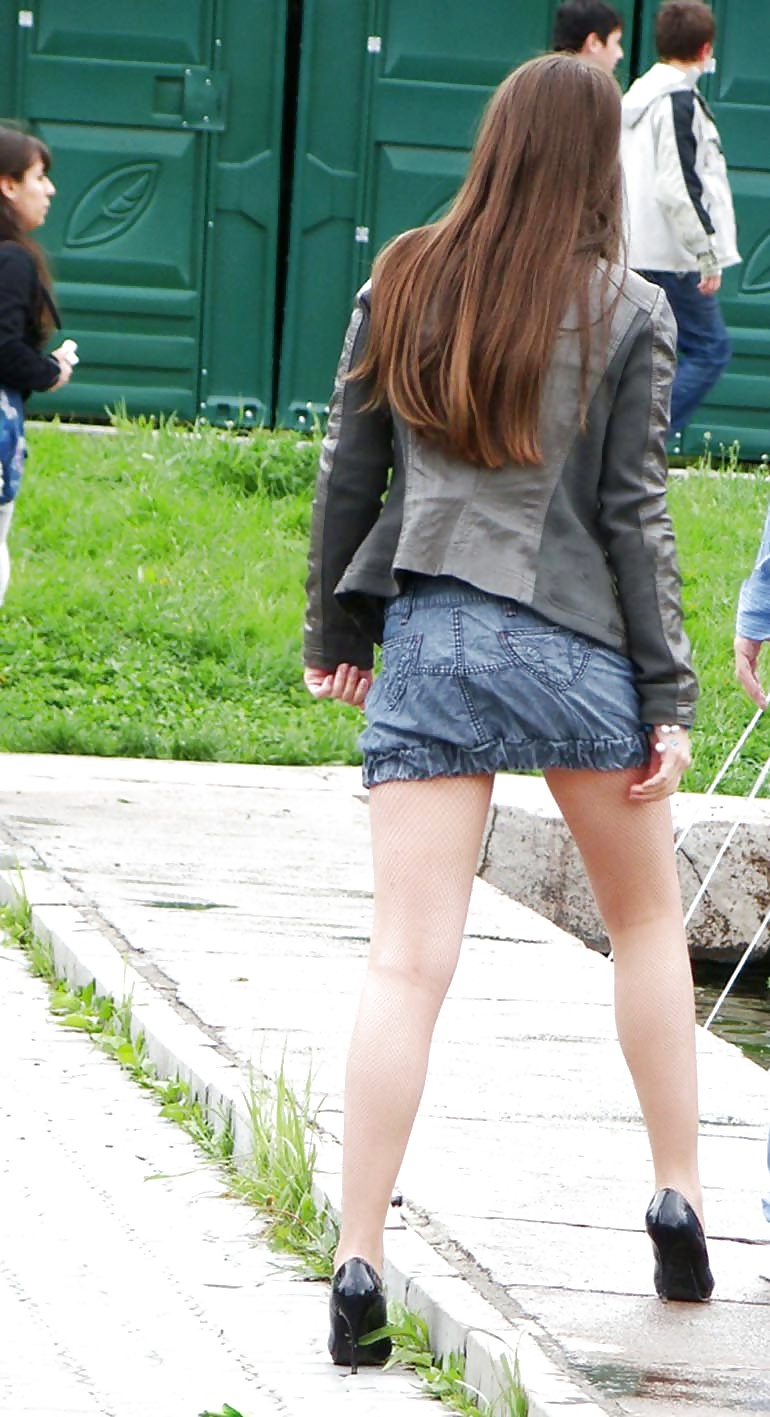 In The Streets 116 - Jeans Miniskirt and Long Legs #27738880