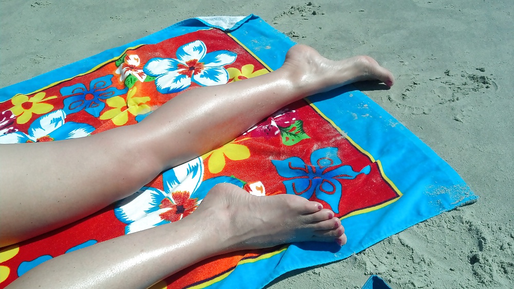 Feet at the beach.  #26984095